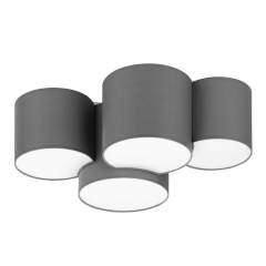 MONA GRAY Lampa Sufitowa Wisząca Żyrandol