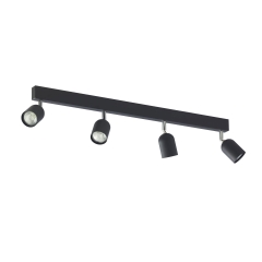 TOP Czarna CHROME Lampa Sufitowa Wisząca Żyrandol