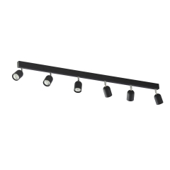 TOP Czarna CHROME Lampa Sufitowa Wisząca Żyrandol