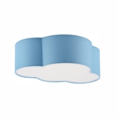 CLOUD Lampa Sufitowa Wisząca Żyrandol Niebieska PASTELOWY MINI