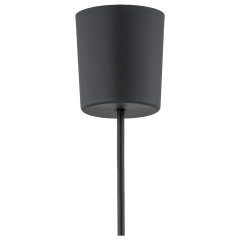 RONDO Czarna Lampa Wisząca Żyrandol