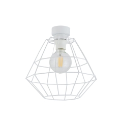 DIAMOND Biała Lampa Sufitowa Wisząca Żyrandol D