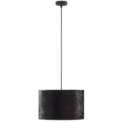 TERCINO Czarna Lampa Wisząca Żyrandol