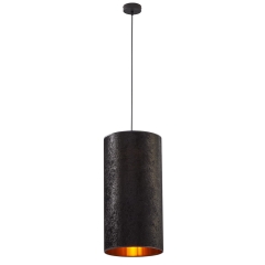 TERCINO Czarna Lampa Wisząca Żyrandol