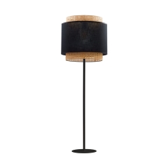 BOHO Czarna Lampa Podłogowa Stojąca