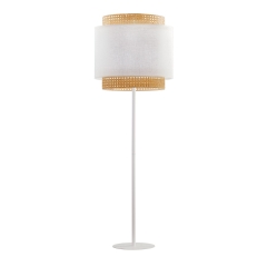 BOHO Biała Lampa Podłogowa Stojąca