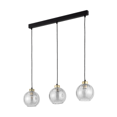 DEVI TRANSPARENT Lampa Wisząca Żyrandol Listwa