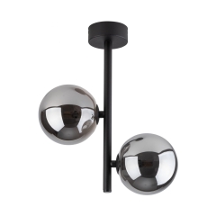 ESTERA Czarna Lampa Sufitowa Wisząca Żyrandol