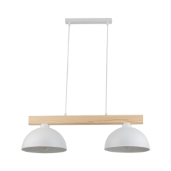 OSLO Biała Lampa Wisząca Żyrandol