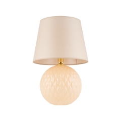 SANTANA ECRU Lampka Nocna Lampa Stołowa Biurkowa