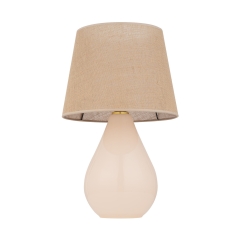 LACRIMA ECRU Lampka Nocna Lampa Stołowa Biurkowa