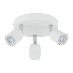 TOP Biała Lampa Sufitowa Wisząca Żyrandol KOŁO