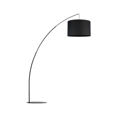 MOBY Czarna I Lampa Podłogowa Stojąca