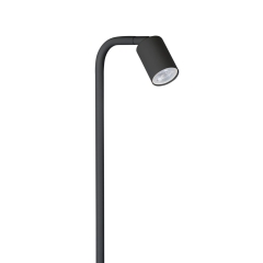 LOGAN Czarna Lampa Podłogowa Stojąca