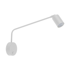 LOGAN Biała Lampa Ścienna Kinkiet Spot