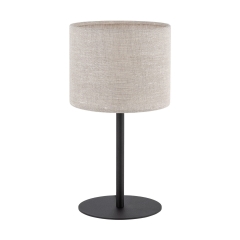 RONDO LINEN Lampka Nocna Lampa Stołowa Biurkowa