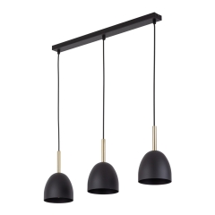 NORD Czarna Lampa Wisząca Żyrandol