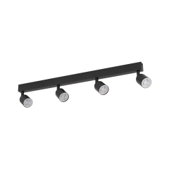 TOP Czarna Lampa Sufitowa Wisząca Żyrandol