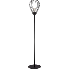 BRYLANT Czarna Lampa Podłogowa Stojąca
