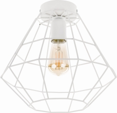 DIAMOND Biała Lampa Sufitowa Wisząca Żyrandol D