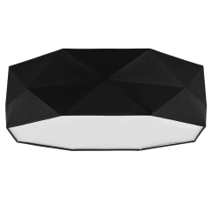 KANTOOR Czarna Lampa Sufitowa Wisząca Żyrandol 4PŁ 520