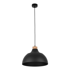 CAP Czarna Lampa Wisząca Żyrandol