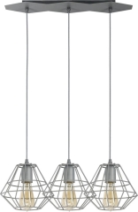 DIAMOND GRAY Lampa Wisząca Żyrandol