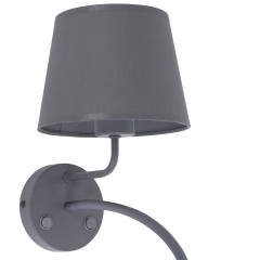MAJA GRAY Lampa Ścienna Kinkiet Spot E27 + GU10