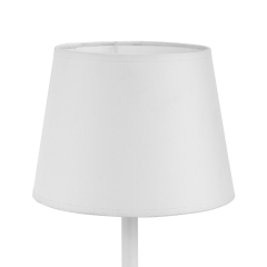 MAJA Biała Lampka Nocna Lampa Stołowa Biurkowa 1PŁ