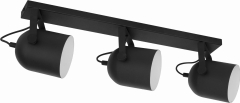 SPECTRA Czarna Lampa Sufitowa Wisząca Żyrandol