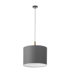 DEVA Szara Lampa Wisząca Żyrandol