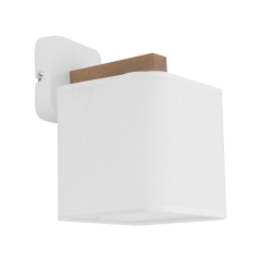 TORA Biała Lampa Ścienna Kinkiet Spot