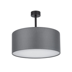 RONDO Szara Lampa Sufitowa Wisząca Żyrandol