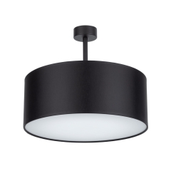 RONDO Czarna Lampa Sufitowa Wisząca Żyrandol