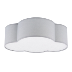 CLOUD Szara Lampa Sufitowa Wisząca Żyrandol MINI