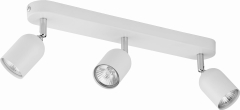 TOP Lampa Sufitowa Wisząca Żyrandol BIAŁO CHROM