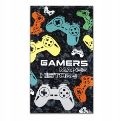Ręcznik Do rąk twarzy dziecięcy Gamer z zawieszką uchwytem 30x50 bawełna