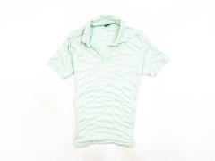 C Hugo Boss Mens Polo Shirt Cotton Green size L