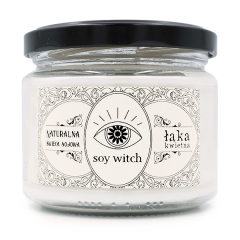 Świeczka sojowa świeca zapachowa w szkle Łąka kwietna 50h naturalna vegan