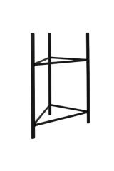 Stojak na donice Kwietnik Metalowy Loft Czarny