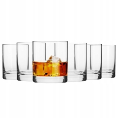 KROSNO 6x Szklanki do whisky Blended 300ml klasyczne proste ZESTAW PREZENT