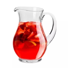 Dzbanek Elite KROSNO 1,5L duży szklany handmade z dzióbkiem na napoje