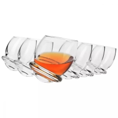 Szklanki kieliszki do whisky Roly-Poly KROSNO bujane 6x200ml NA PREZENT