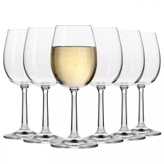 Kieliszki wina białego czerwonego wody KROSNO Pure 6x250ml KLASYCZNY ZESTAW