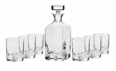 Komplet do whisky Legend KROSNO karafka+szklanki