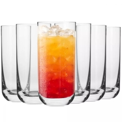 Wysokie szklanki typu long drink drinki napoje Glamour KROSNO 6szt 360ml