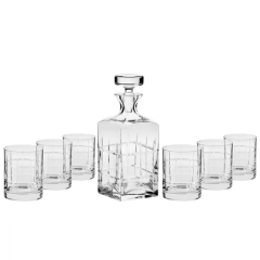 Komplet do whisky karafka + szklanki KROSNO NOBLE