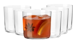 Komplet szklanek do wody napojów drinków cydru kompotu 6x350ml Krosno