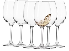 Kieliszki do wina białego czerwonego wody KROSNO Elite 6x240 ml ZESTAW