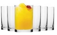 Proste klasyczne szklanki soft drink literatki KROSNO 150ml ZESTAW 6 SZTUK